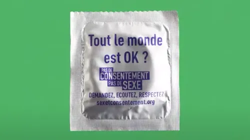 Les préservatifs bientôt porteurs de messages pour le consentement...